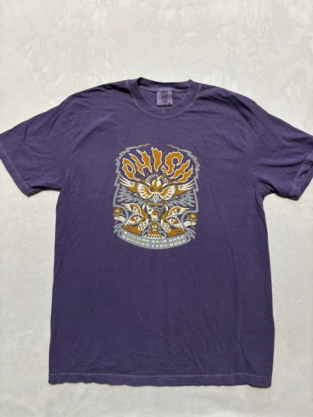 Phish Flaming Bird Head September Tour 2025 Tee - Picture 2 of 4